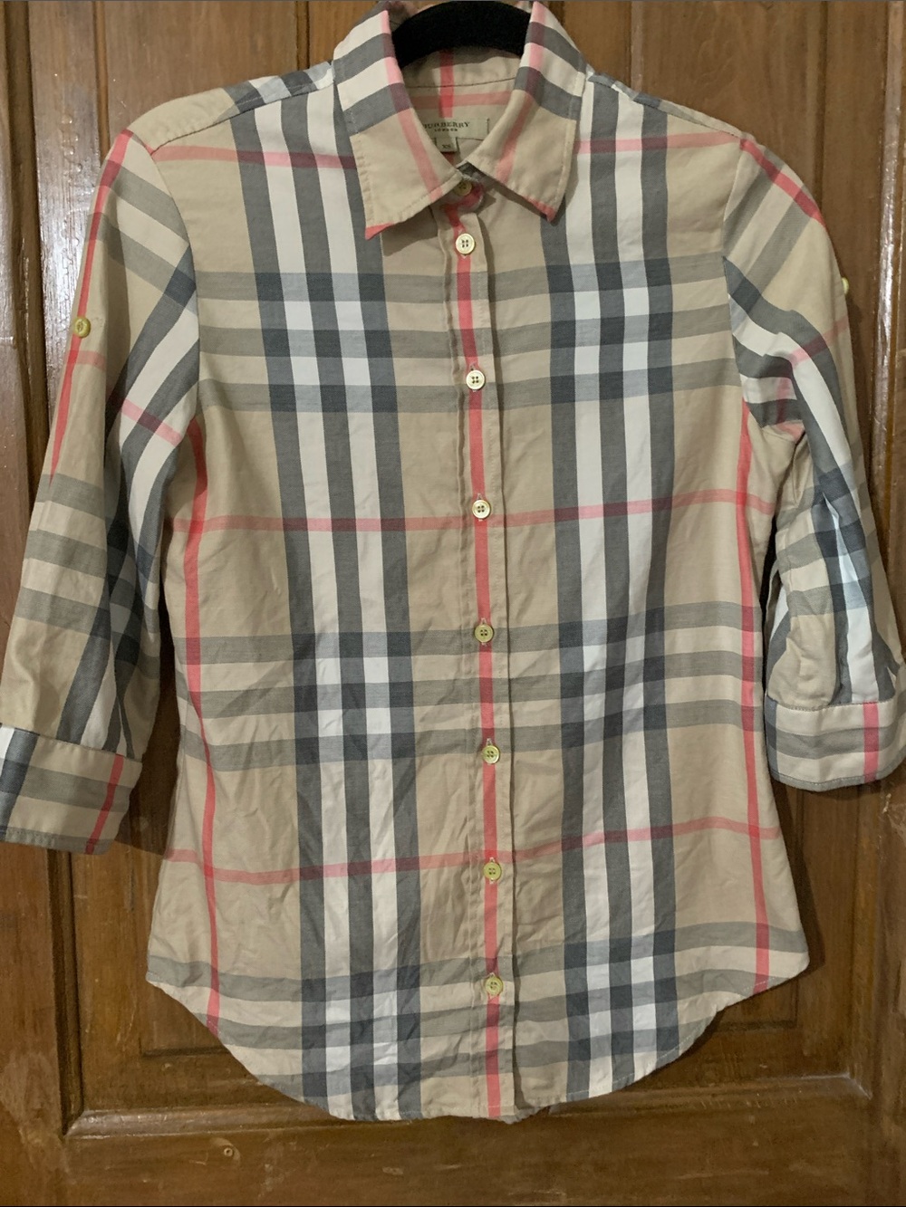 Burberry Short Sleeve Blouse